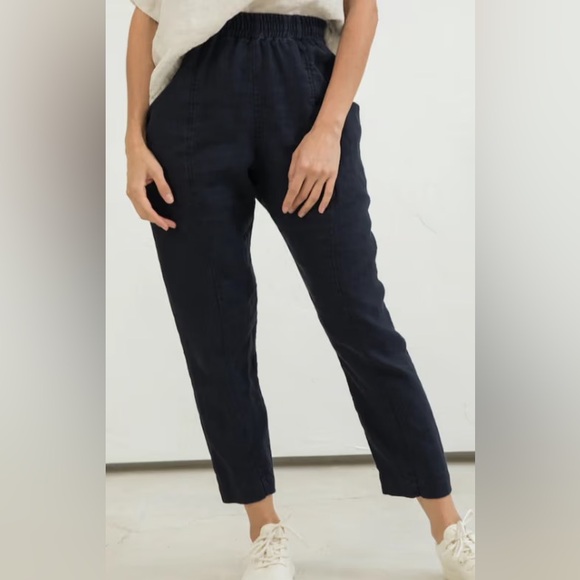 Elizabeth Suzann Cotton Canvas Clyde Work Pants; Size 12R - Picture 1 of 4